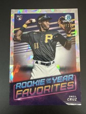 2022 Bowman Chrome - ONeil Cruz Rookie Of The Year Favorite Cracked Ice RC /150