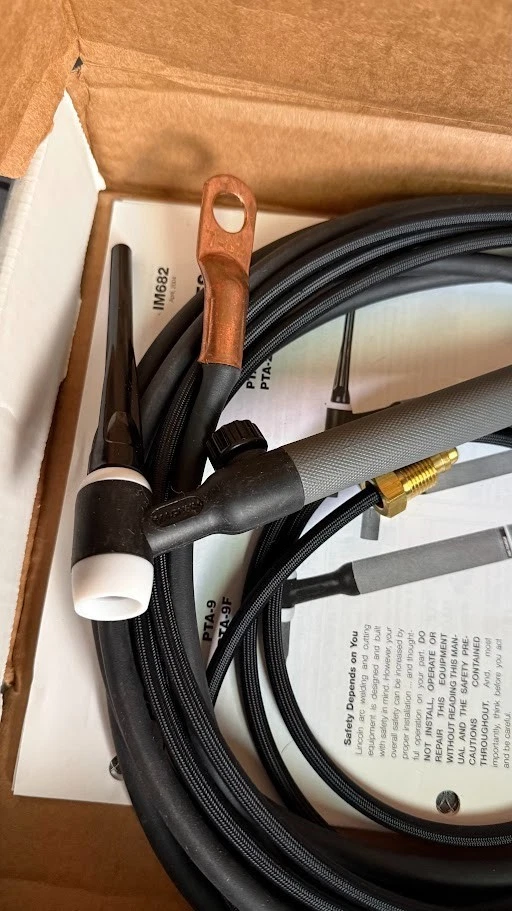 Lincoln Electric K1782-7 PTA-17V Pro-Torch TIG Torch 12.5ft 2pc - Image 2 of 3