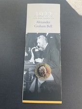 2022 £2 Alexander Graham Bell Coin From Royal Mint Annual Coin Set Free Delivery