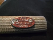 Vtg Lighter Case South Enamel Rebel Western Cover Holder fits Bic 