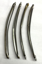 4 Vintage Aluminum Goody Wave Clips From Early 1900s