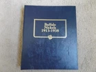 LOT OF BUFFALO NICKELS IN WHITMAN CLASSIC BOOK 1913-1938 (55 COINS) NICE
