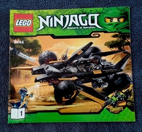 Lego Ninjago Cole Assault Tread Instruction Booklet For Set 9444 Books Only