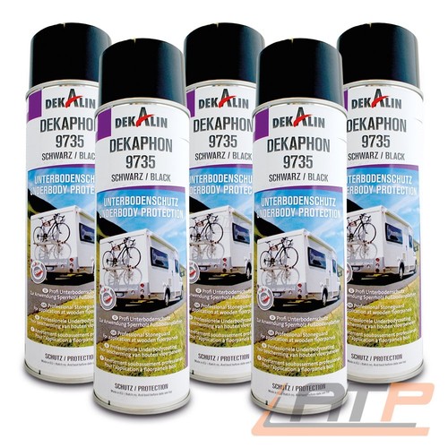 5x DEKALIN DAKAPHON 9735 UNTERBODENSCHUTZ SCHWARZ FÜR SPERRHOLZ FUSSBODENPLATTEN - Bild 2 von 3
