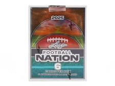 2025 LEAF FOOTBALL NATION Factory Sealed HOBBY BOX New!