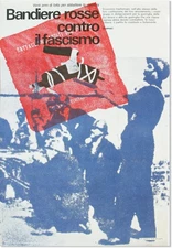 Prati LITHOGRAPHED POSTER: VENTI ANNI DI LOTTA PER ABBATTERE LA DITTATURA 1971