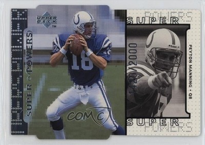 1998 Upper Deck Super Powers Silver Die-Cut Peyton Manning Rookie RC HOF 1o1v