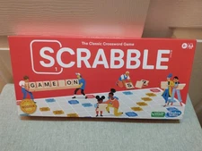 Hasbro 2021 Scrabble Crossword Tile Board Game Fully Complete New In Sealed Box