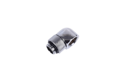 Alphacool HF L-Verbinder G1/4 AG drehbar auf G1/4 IG - Chrome