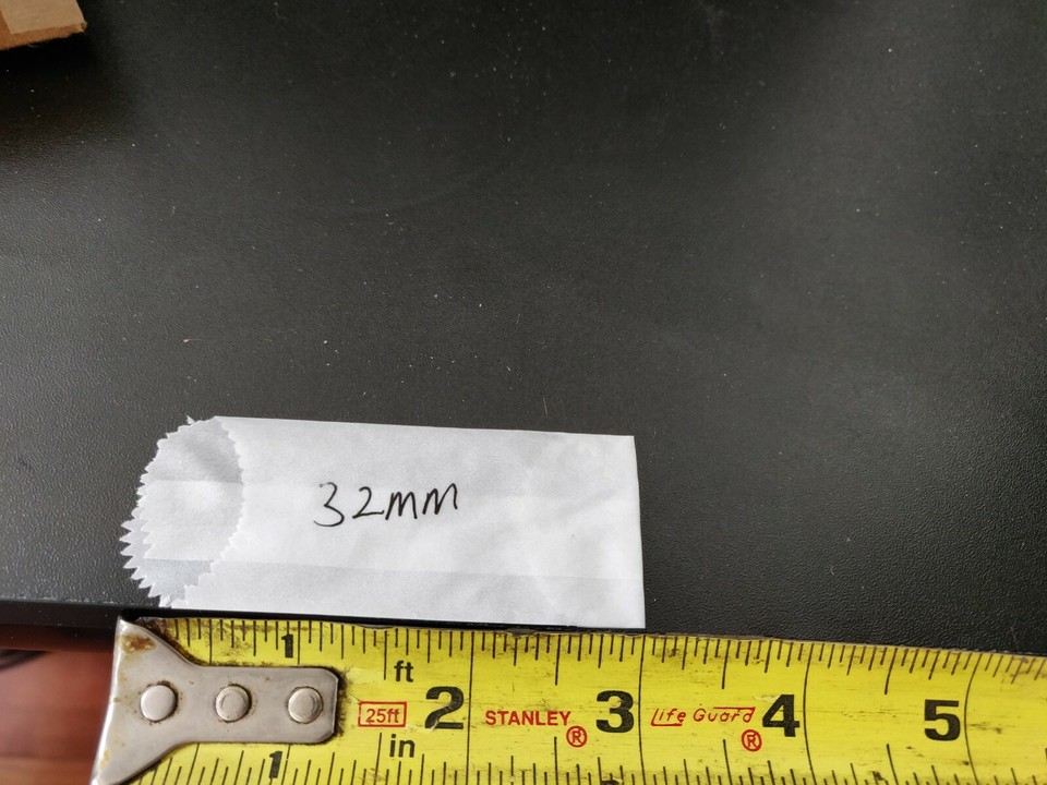 32 mm Skinny Vellum Glassine White Stamp Wax 600 Paper Bags eBay