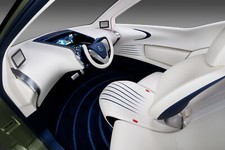 Cars 2011 nissan pivo 3 concept Desk Mat Stitched
