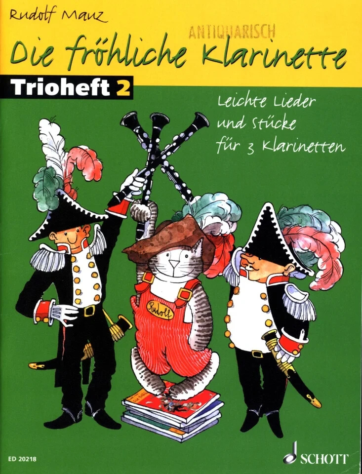 Die fröhliche Klarinette Trioheft 2, R. Mauz PORTOFREI VOM MUSIKFACHHÄNDLER !