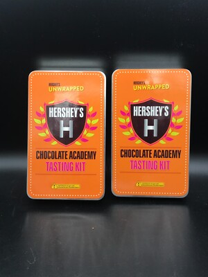 Hershey's Chocolate Factory Academy Tasting Kit Chocolate Bar Tin, Set of 2