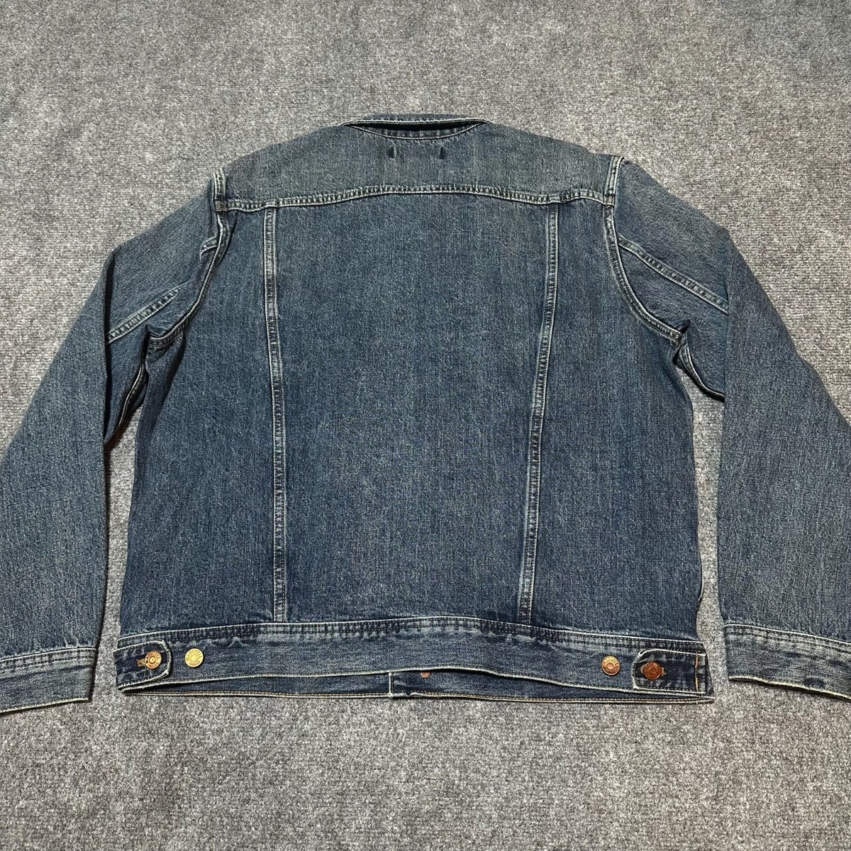 NEW Madewell Jean Jacket Mens Extra Large Indigo Blue Denim Button 