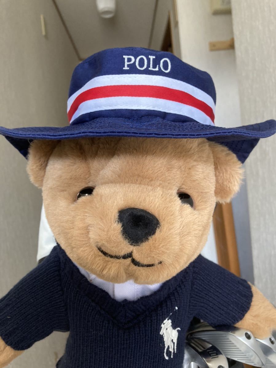 ラルフローレン　テディベア　ペンダントヘッド Polo Ralph Lauren Plush Bear Golf Driver Headcover Navy