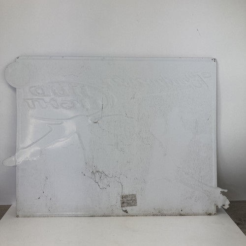 Vintage Metall Blech Budweiser Bud Light Bier 2009 Fußball Futbol Schild 20x28 3 Pfund - Bild 7 von 7