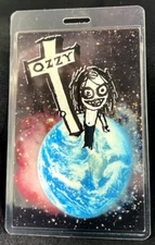 Ozzy Osbourne 1996 Retirement Sucks Concert Tour Laminated Backstage Pass