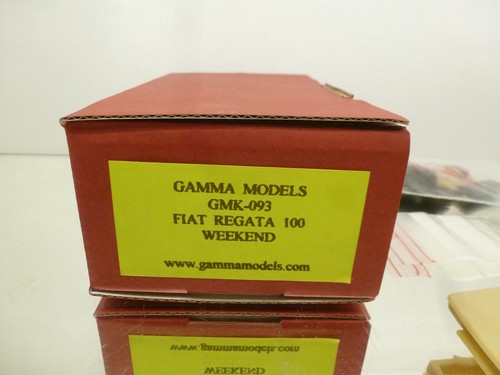 GAMMA MODELS GMK093 FIAT REGATA 100 WEEKEND - 1:43 - RESIN KIT UNBUILT IN BOX - Picture 3 of 9