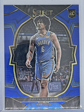 2022-23 Panini Select NBA Jaylin Williams RC Concourse #99 Oklahoma City Thunder