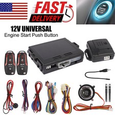 Car Suv Keyless Entry Engine Start Alarm System Push Button Remote Start Stop
