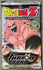 1x DBZ CCG FUSION SAGA BOOSTER PACK SCORE SEALED VINTAGE 2003 AUTHENTIC