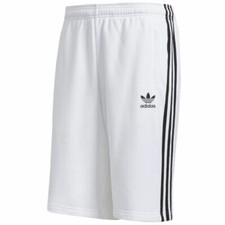 Adidas Originals 3 Stripe French Terry Shorts White Small Medium Large XL 2XL