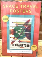 Space Travel Posters 2021 Calendar Poster Travel Posters Prints COLLECTIBLE