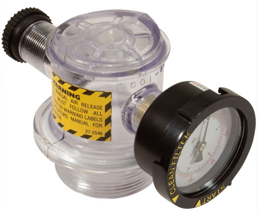 Pentair 273564Z Manual Air Relief Assembly Clear for TR100C/TR140C/Triton C-3