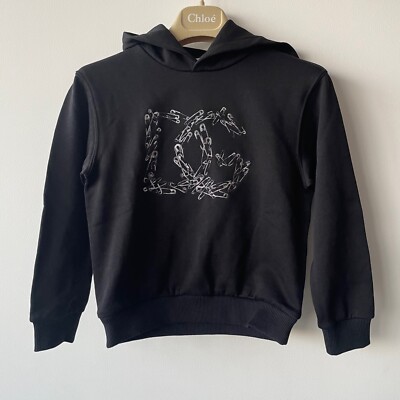 New Authentic Dolce & Gabbana Kid's Boy's Girl's Sweatshirt Hoodie Cloth 6Y
