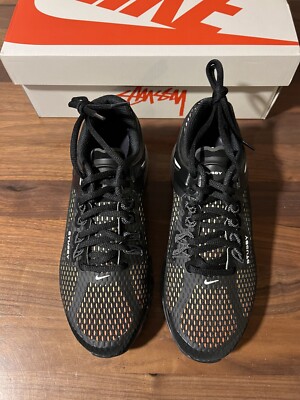 Nike STUSSY X AIR MAX 2013 'BLACK' Men s Size 6.5/Women s Size 8 Sneakers Retro