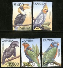 Zambia   2000   Scott # 881-885   Mint Never Hinged Set