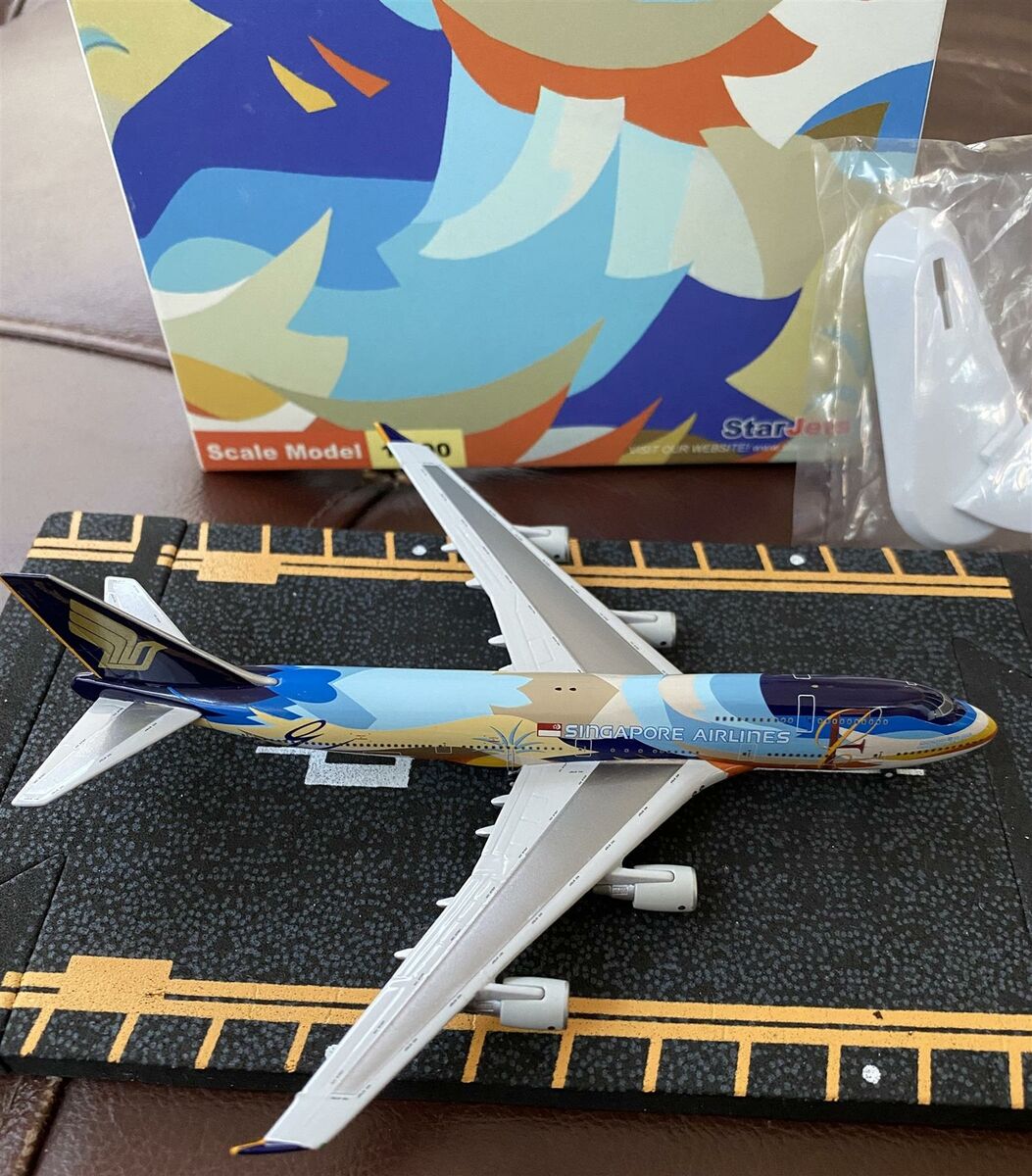 SJSIA037B *Rare* Star Jets Singapore Airlines Tropical B747 SJSIA037B *Rare* Star Jets Singapore Airlines Tropical B747