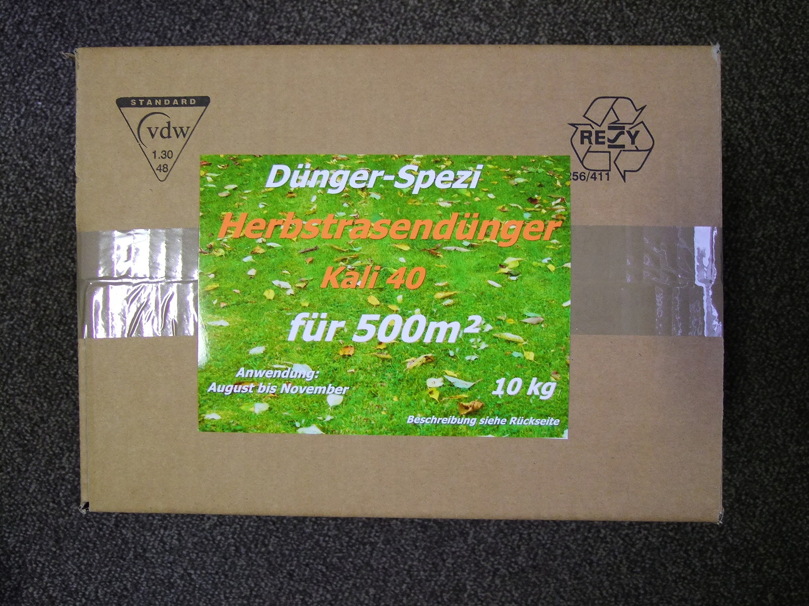 NEU 10 kg Herbst Rasendünger mit 40 Kali +6+3+4 Herbstdünger Rasen