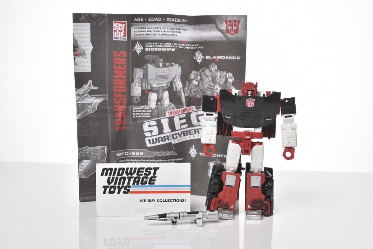 Transformers Siege Covert Clone G2 Sideswipe complete Hasbro War