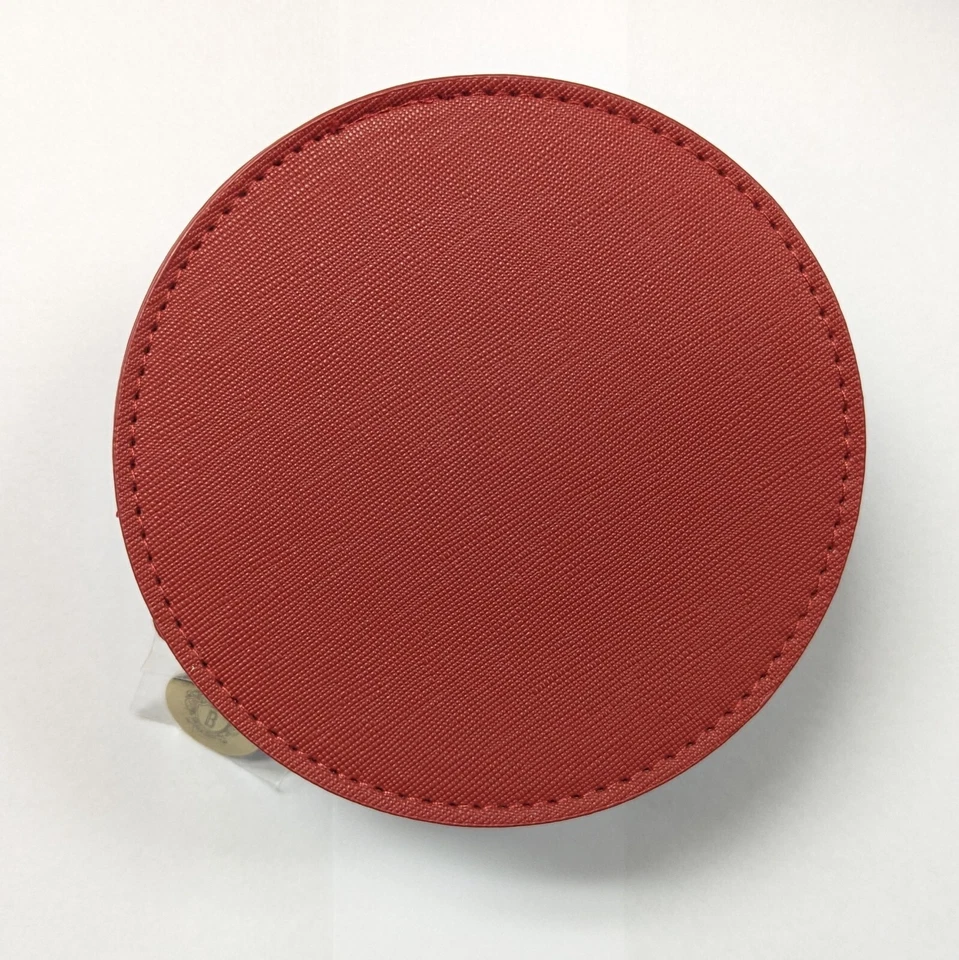 Lote de 2 Bobbi Marrón Rojo Maquillaje Cosmético Cordón Bolso Estuche Muñequera Cartera #05 Foto 2 de 3