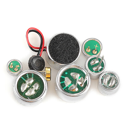 Produktbild von Zalati 10x Mikrofonkopf 9767P – Nadel-Elektret, 10 Mm Zylindrisch, 9x7 Mm, Für Audio-Integration, Plug-and-Play