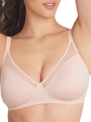 Women's Reveal Low-Key Breathe Easy Wire-Free Bra B30310 Pink Size 36DD NWT