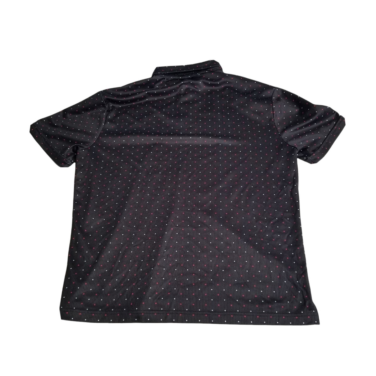 Danny Shane Double Dot ポロシャツ size:M Danny Shane Mens Cycling Bike Black Polo Shirt Size Large Polka