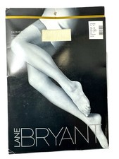 Vintage Lane Bryant Daysheer Invisible Reinforced Toe Pantyhose Off White Size B