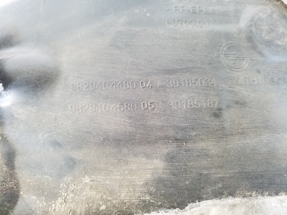 OPEL CORSA F 2021 FRONT WHEEL ARCH COVER RIGHT SIDE 39185034 | eBay 