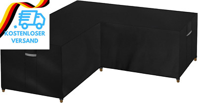 Dokon L-Form Gartenmöbel Abdeckung Wasserdicht Schwerlast 600D Oxford Gewebe Win