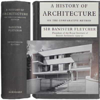 Architecture History Banister Fletcher 1961 17th Ed Comparative Gropius Roman HC