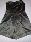 LADIES ONE PIECE SHORTS/STRAPLESS JUMPER W/FRONT SLIT POCKETS BY TWENTY ONE MED  — photo 1