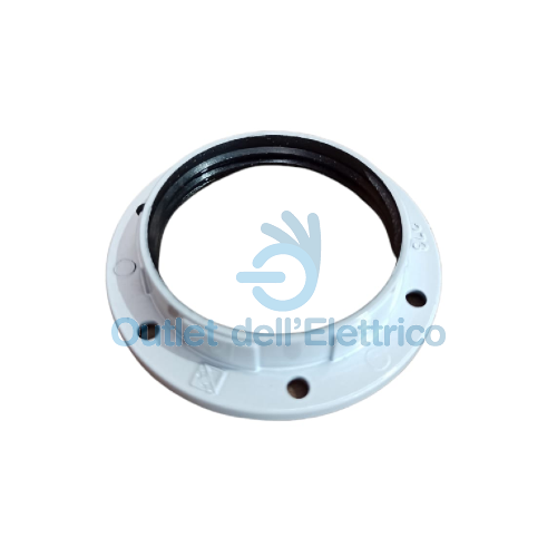 FAI 0231 GHIERA RESINA TERMOIND. E27 BIANCO