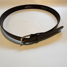 Brown Leather Belt Size 38 Made In The USA Riverside Mfg.Co American Belt