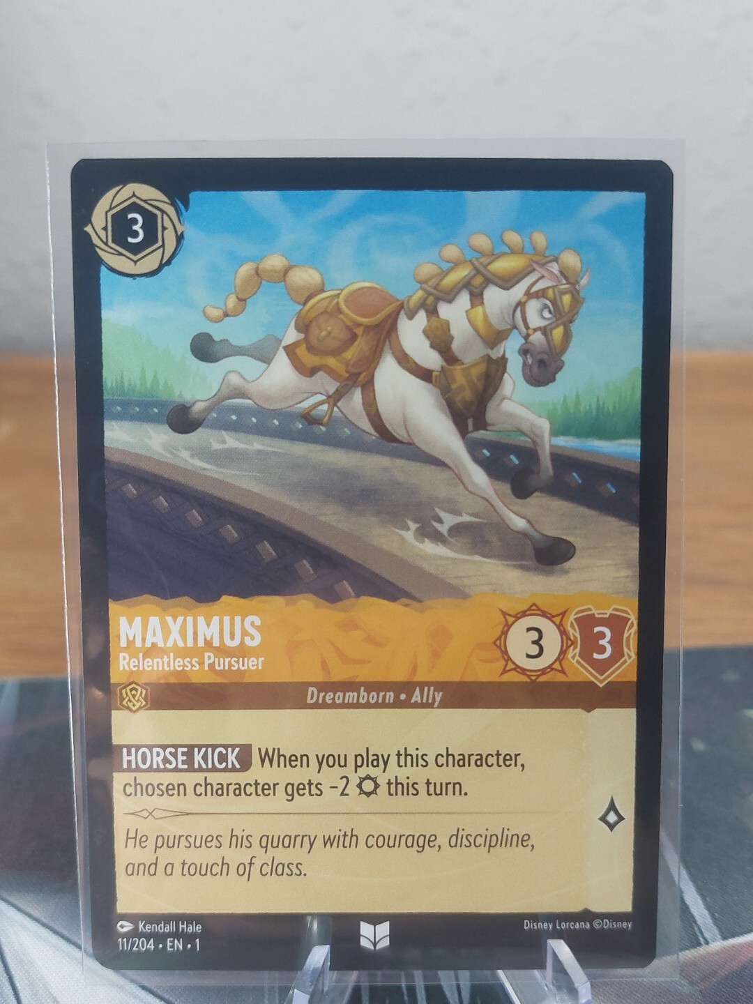 MAXIMUS Relentless Pursuer - 2023 Disney Lorcana 11/204 - First Chapter NM
