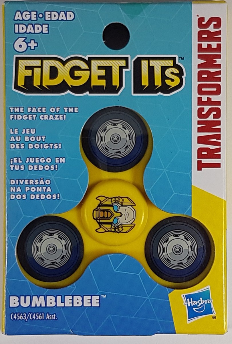 Transformers Fidget It Spinner Bumblebee Yellow Hasbro Gaming Free