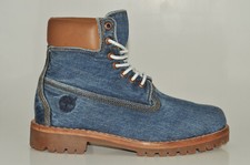 timberland white oak denim boots