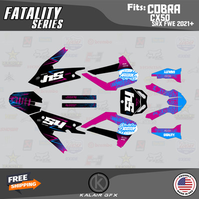 Graphics Kit for COBRA CX50 SRX FWE (2021) Fatality Series - MAGENTA