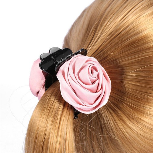 Hair Clip Rose Hair Claw Clips Hair Accessories Women Girl Hair Crab Hair Clamp* - Picture 3 of 20